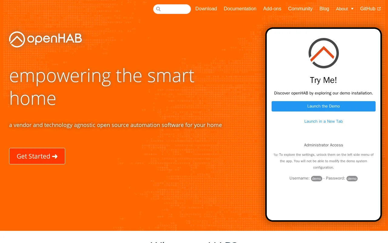 Openhab — preview screenshot
