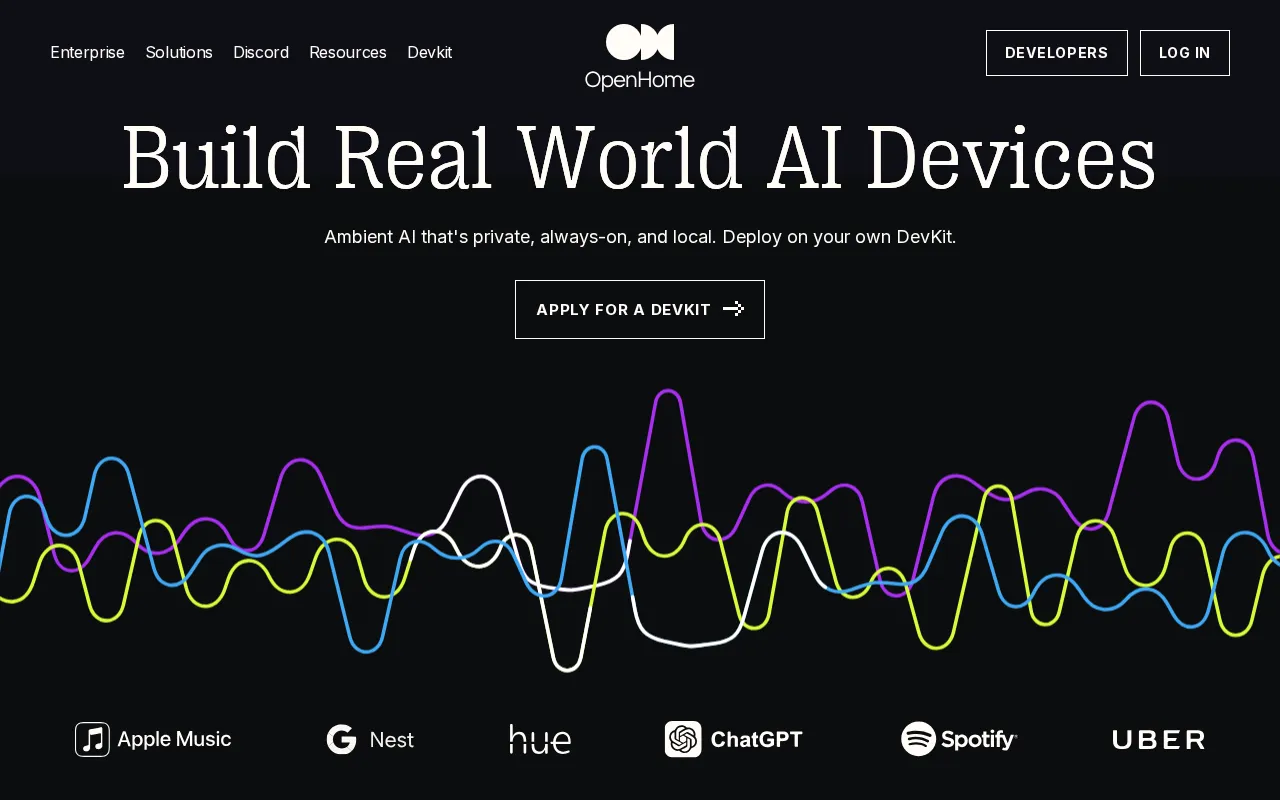 OpenHome — preview screenshot