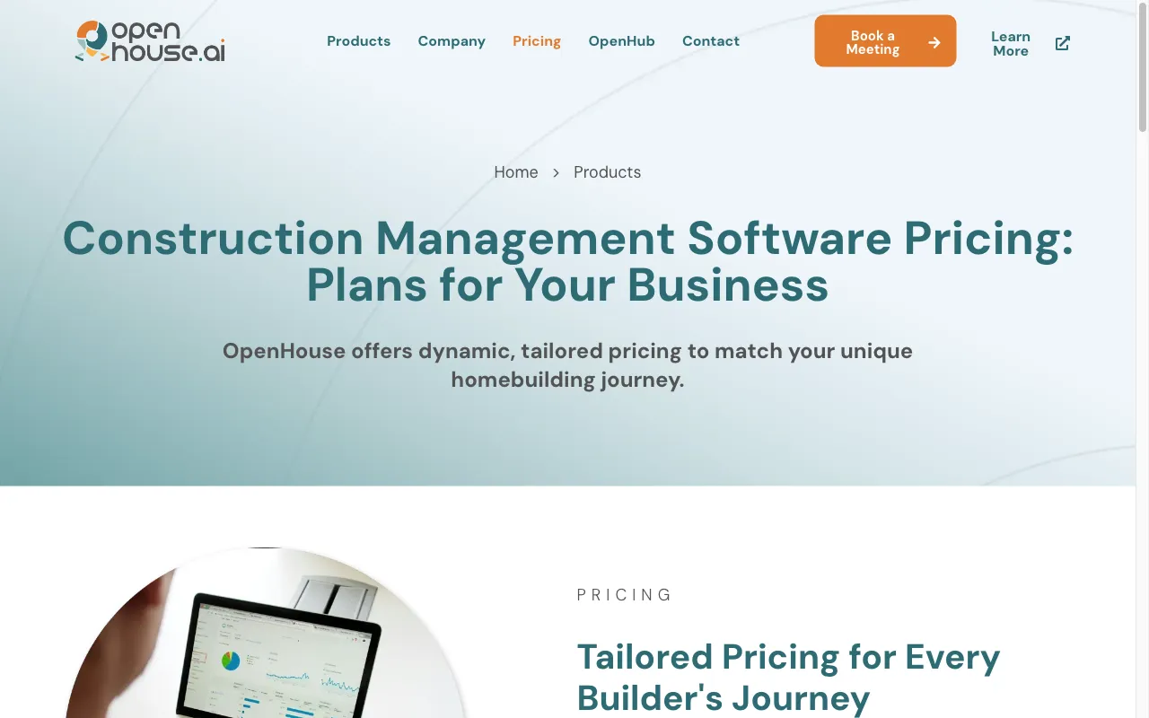 openhouse.ai — pricing page