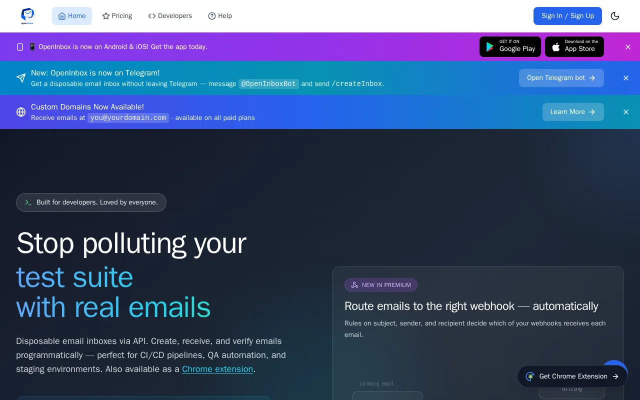 Openinbox — preview screenshot