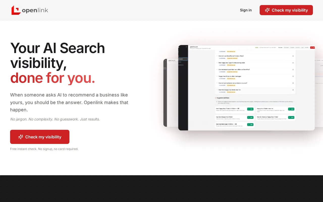 Openlink — preview screenshot