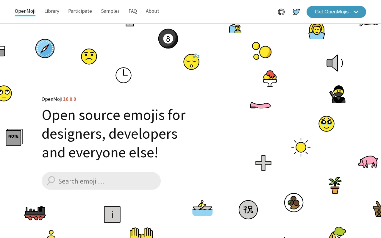 OpenMoji — preview screenshot