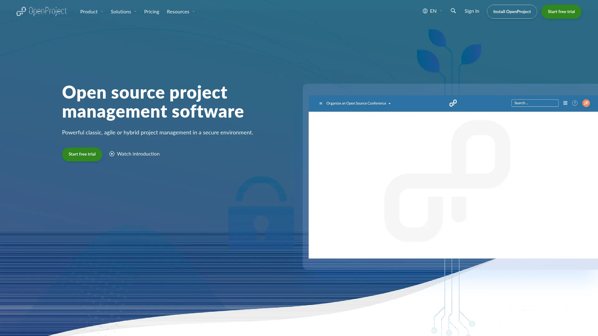 OpenProject — preview screenshot