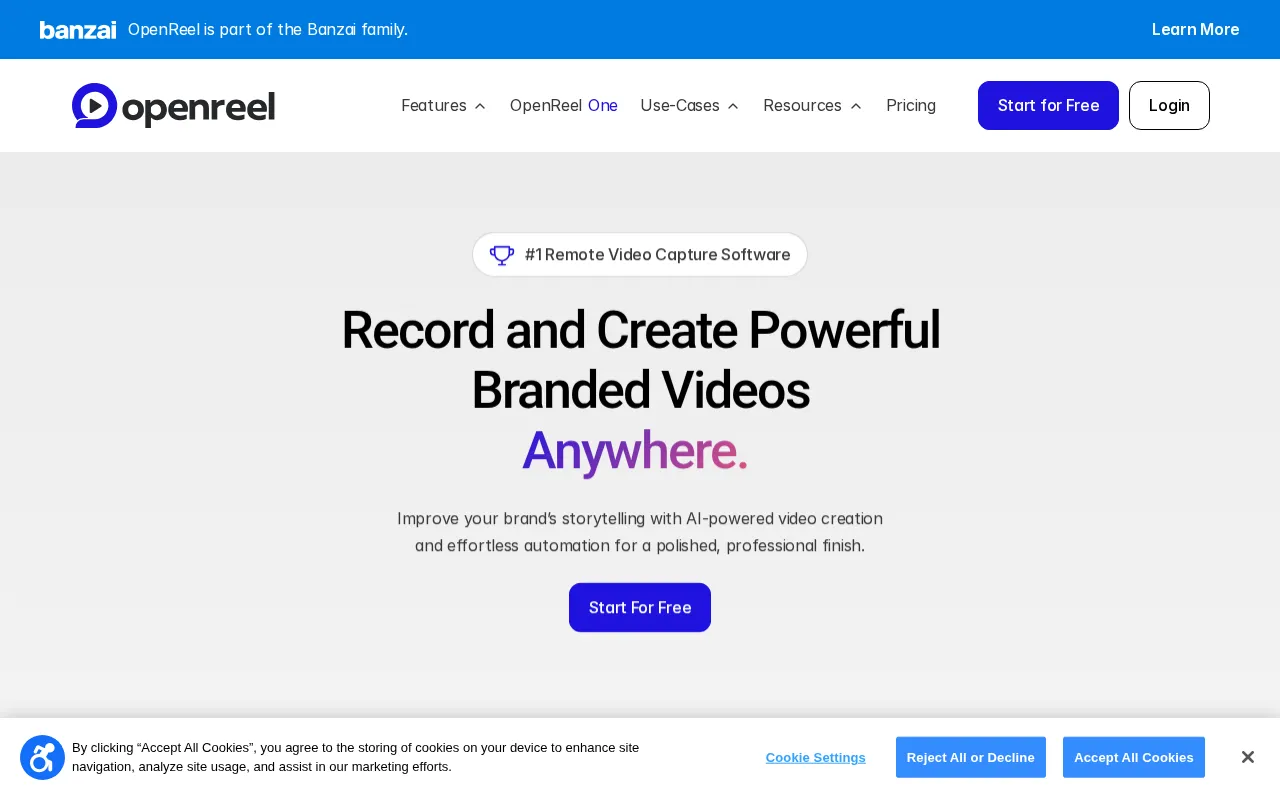Openreel — preview screenshot