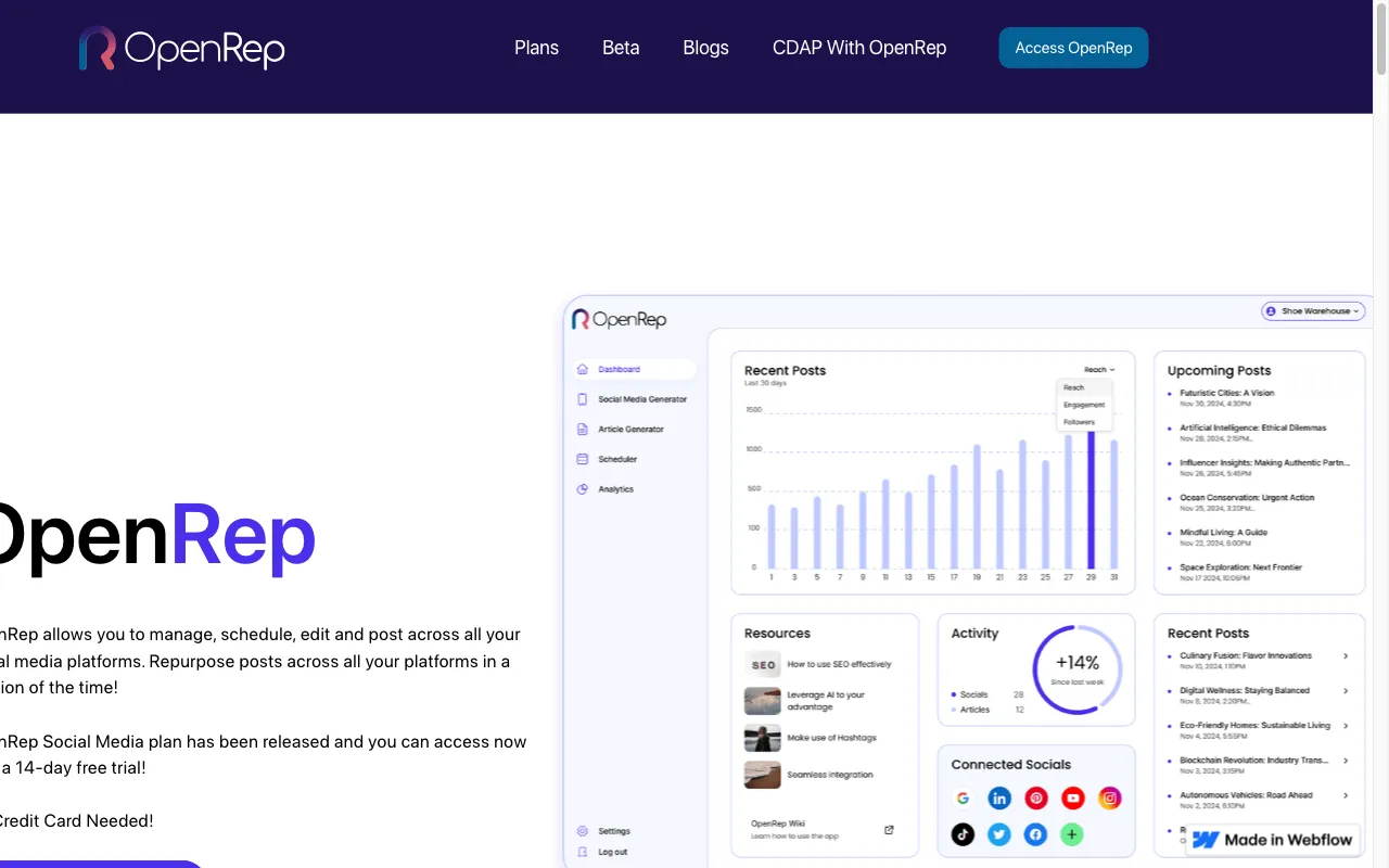 OpenRep — preview screenshot