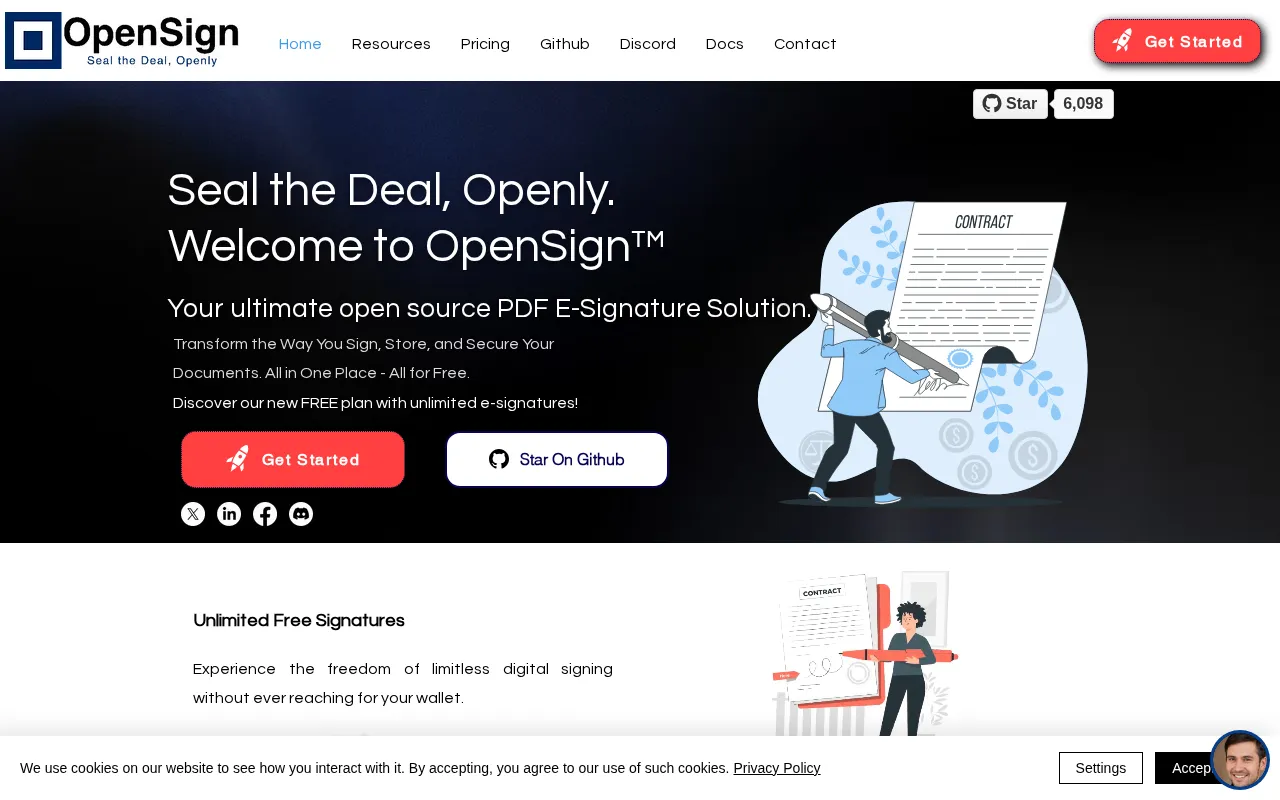 OpenSign™ — preview screenshot