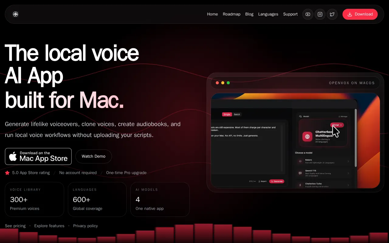 OpenVox — preview screenshot