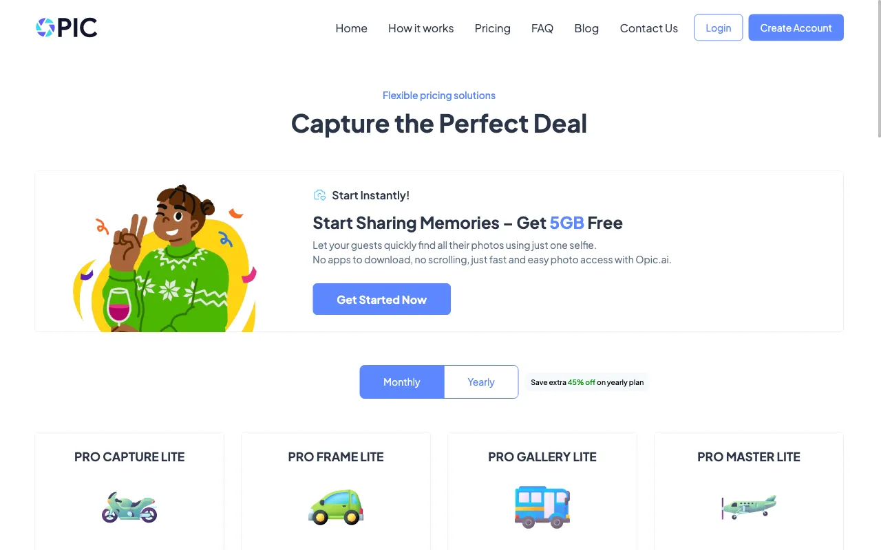 OPIC — pricing page