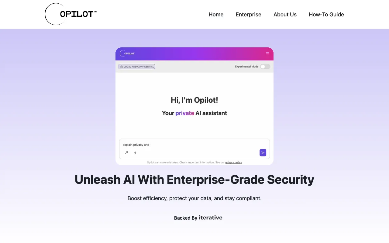 Opilot (Alpha) — preview screenshot