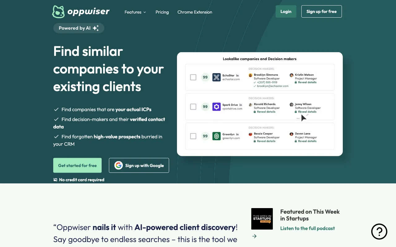 Oppwiser — preview screenshot