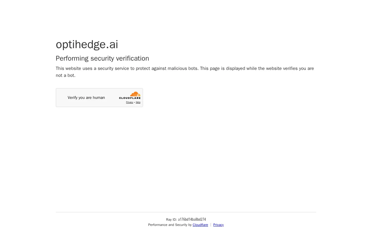 OptiHedge — pricing page