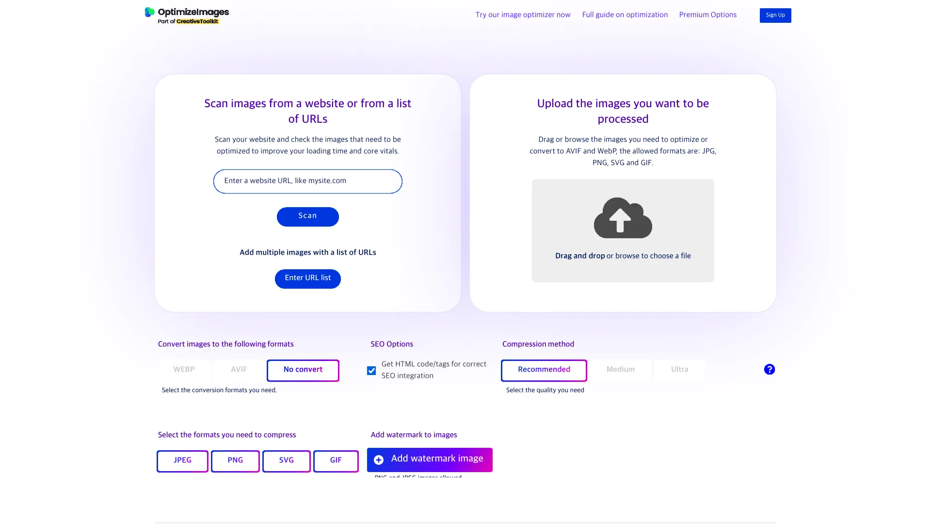 Optimize Images — preview screenshot
