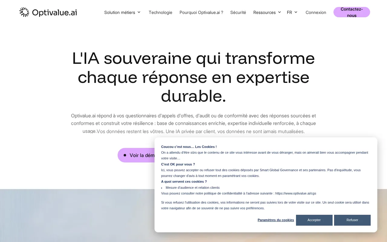 Optivalue.ai — preview screenshot