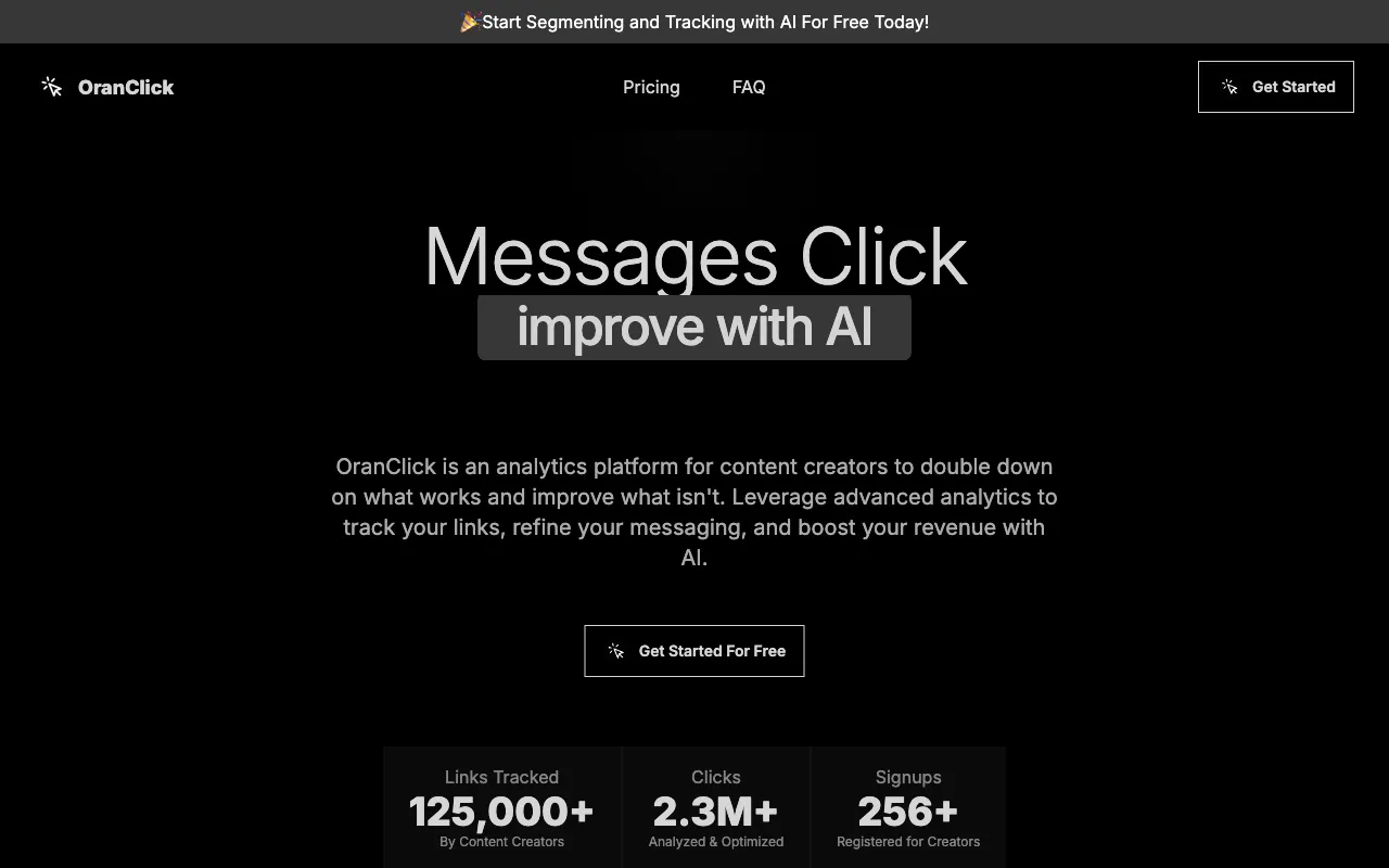 OranClick — pricing page