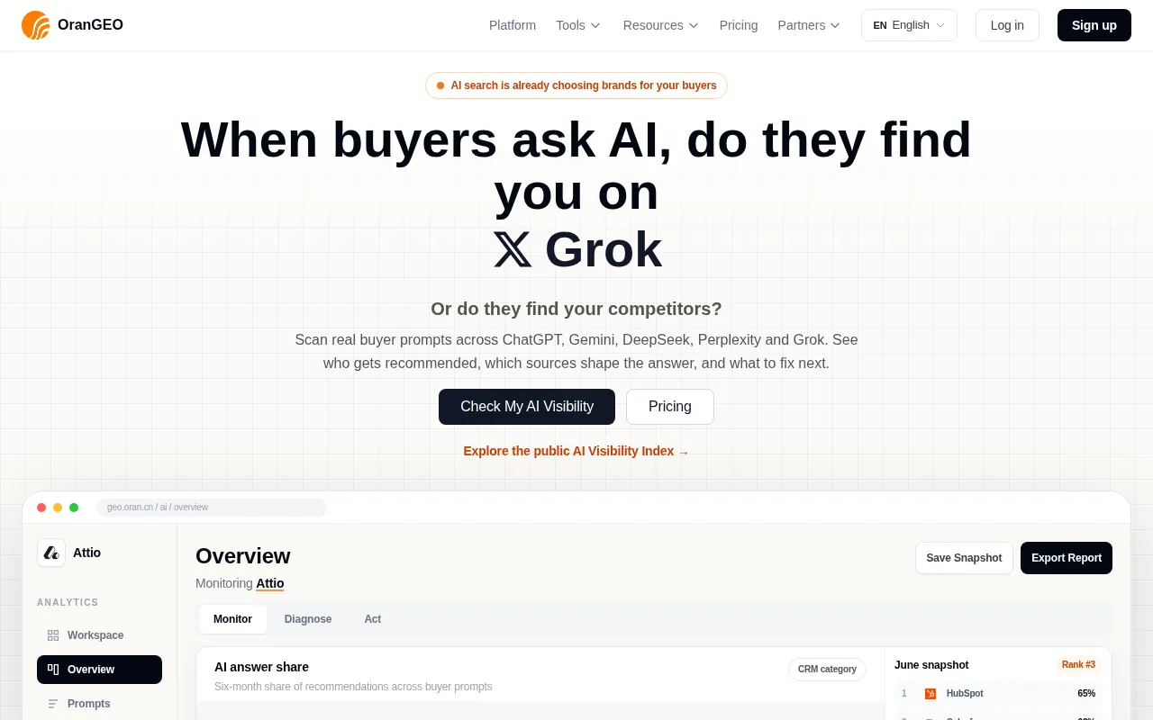 OranGEO — preview screenshot