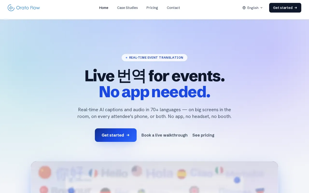 Orato Flow — preview screenshot