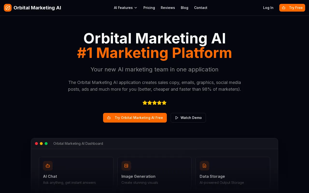 Orbital Marketing AI — preview screenshot