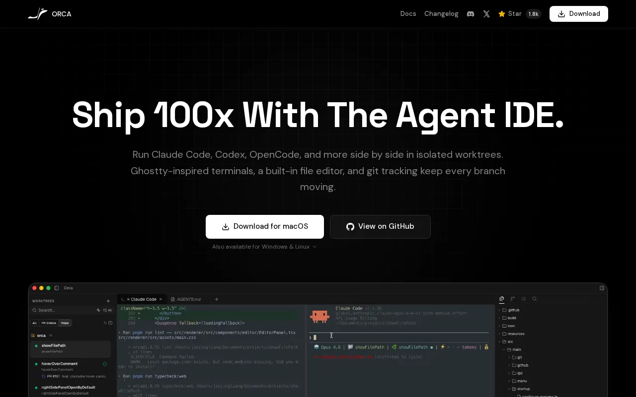 Orca — preview screenshot