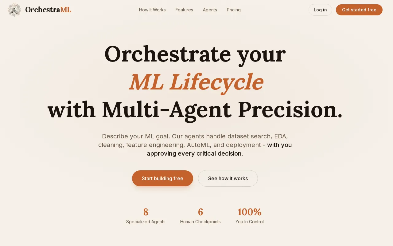 OrchestraML — preview screenshot