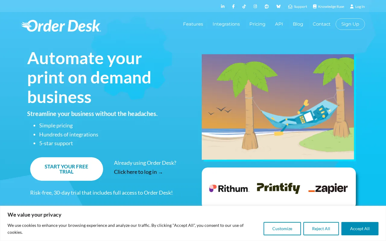 Order Desk — preview screenshot