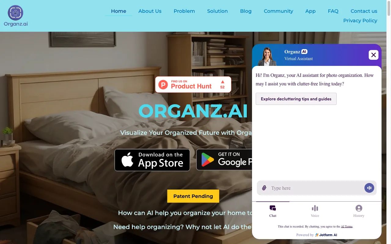 Organz AI — preview screenshot