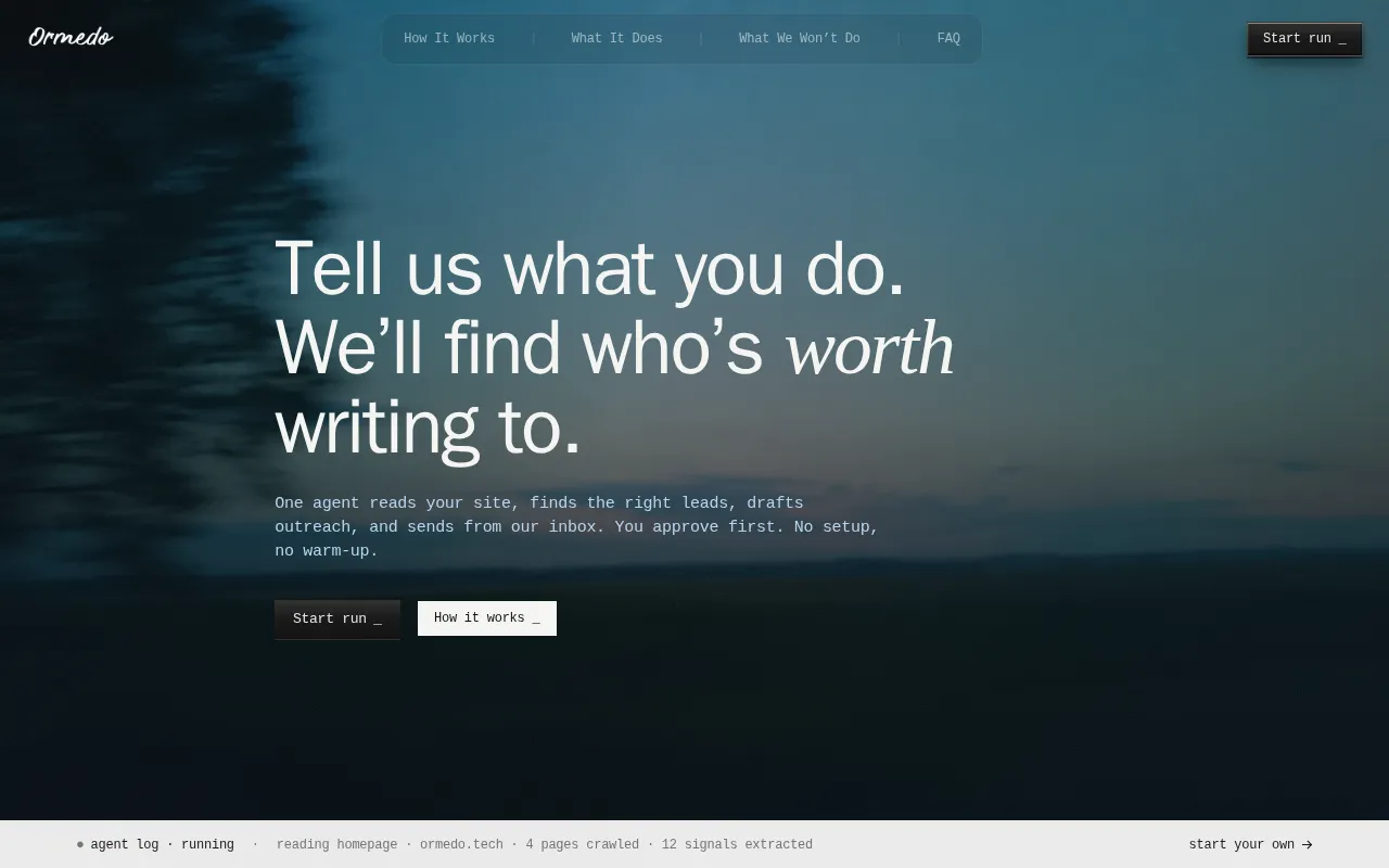 Ormedo — preview screenshot