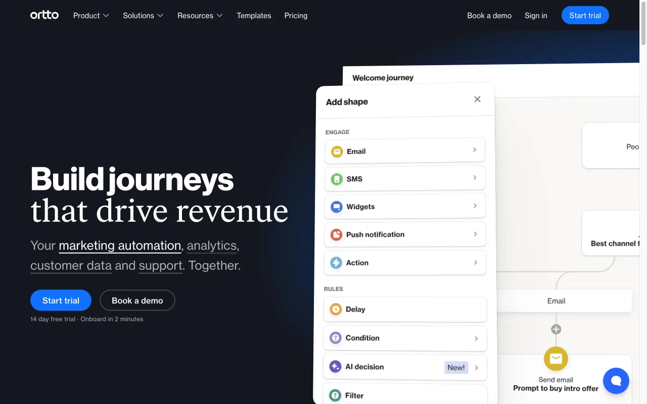 Ortto — preview screenshot