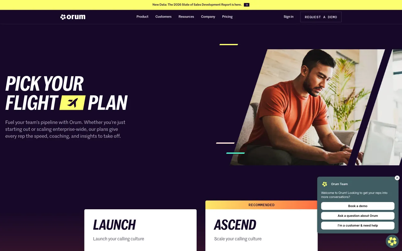 orum.com — pricing page