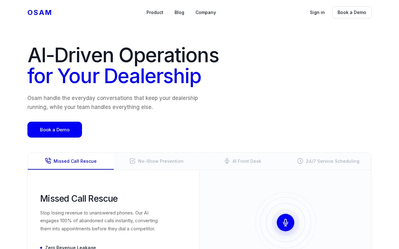 Osam AI — preview screenshot