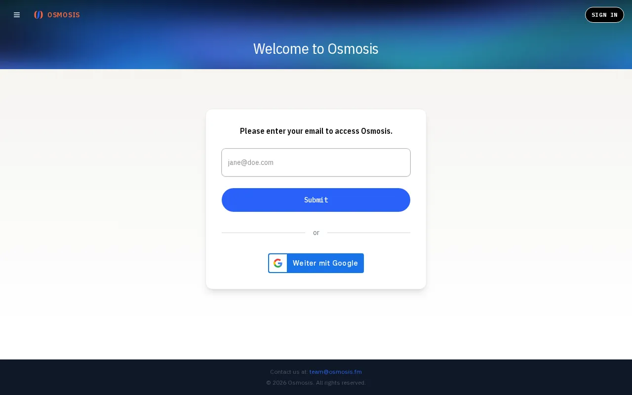 Osmosis — preview screenshot
