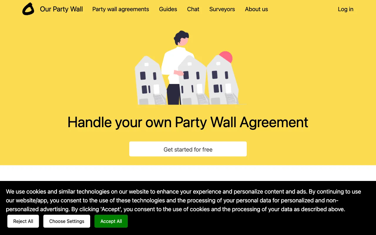 Our Party Wall — preview screenshot
