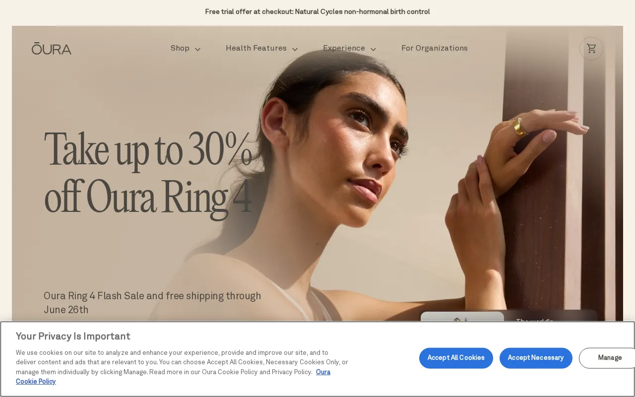 Oura Ring — preview screenshot