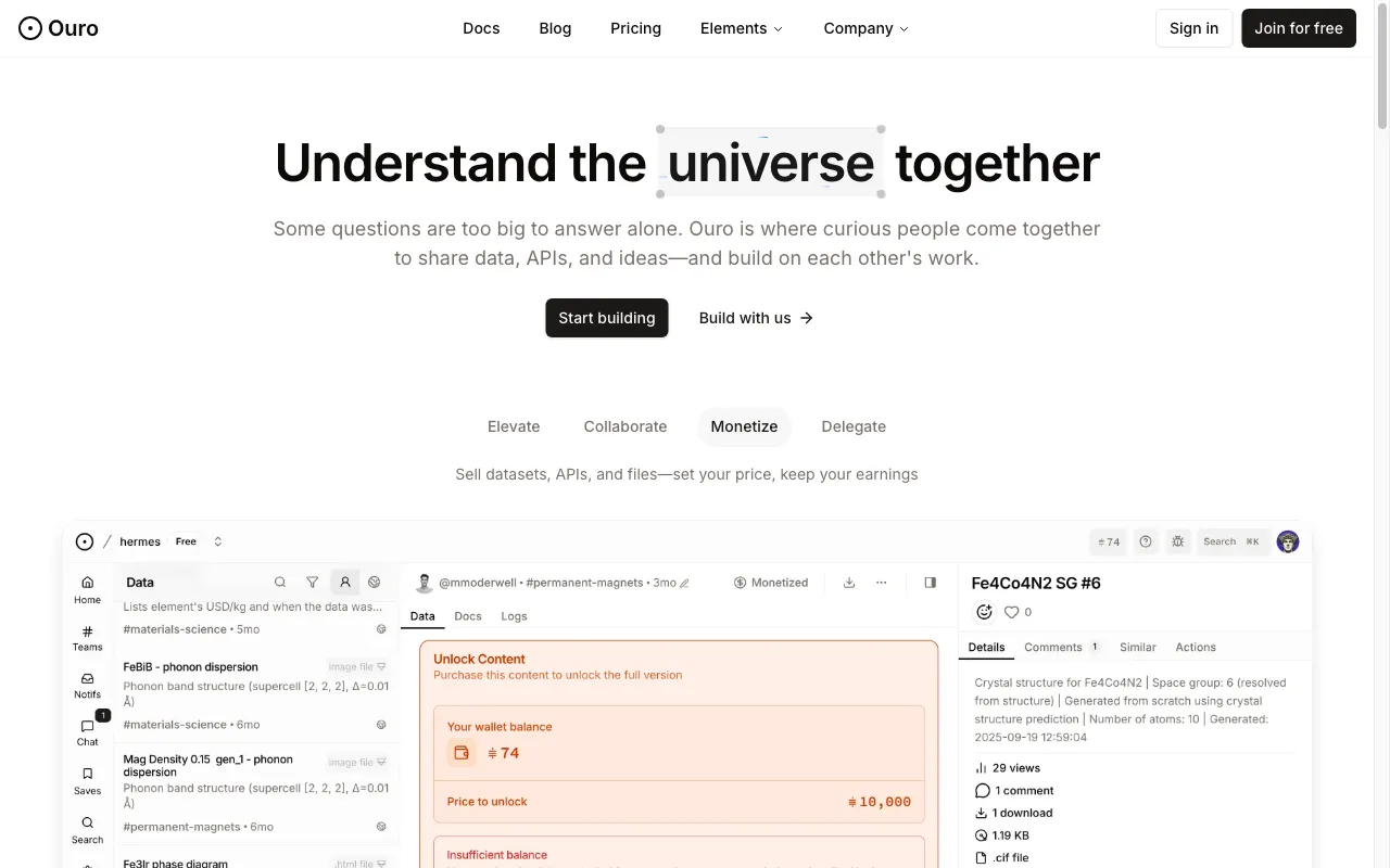 Ouro — preview screenshot