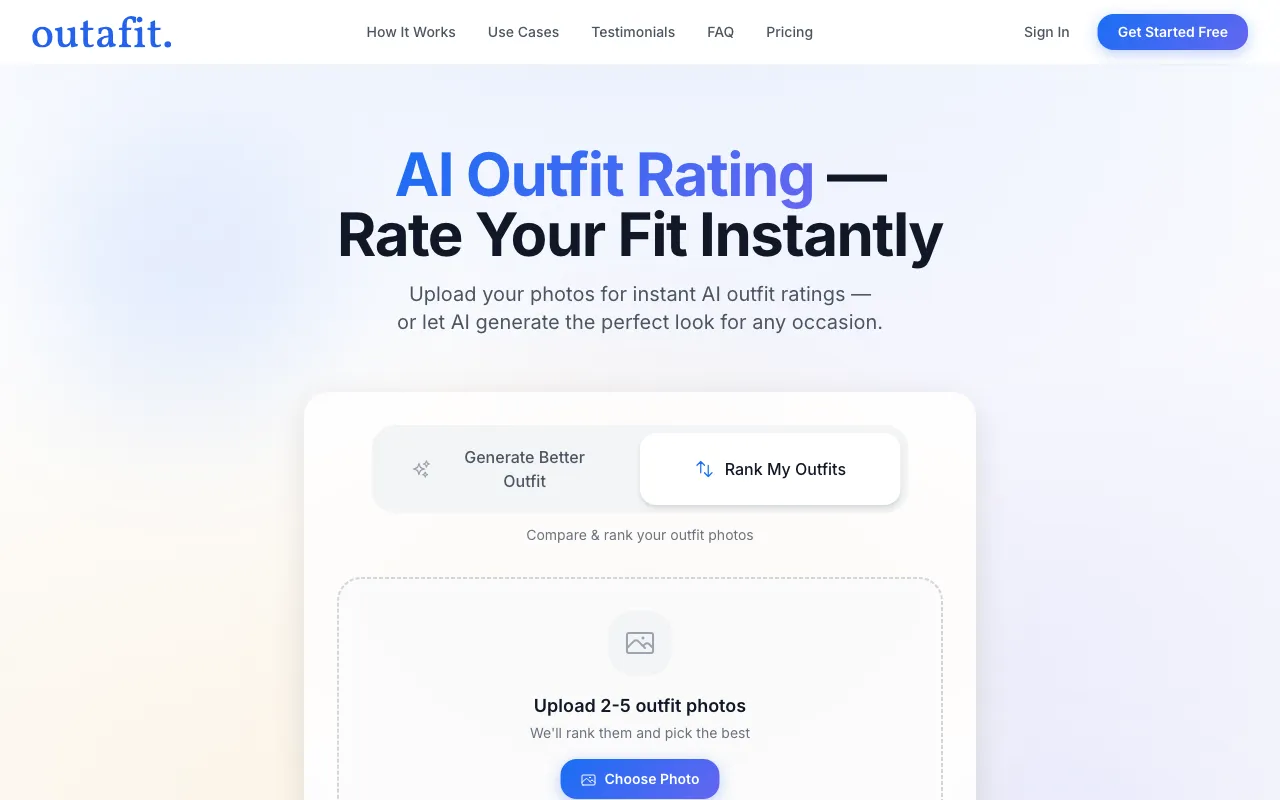 Outafit — preview screenshot
