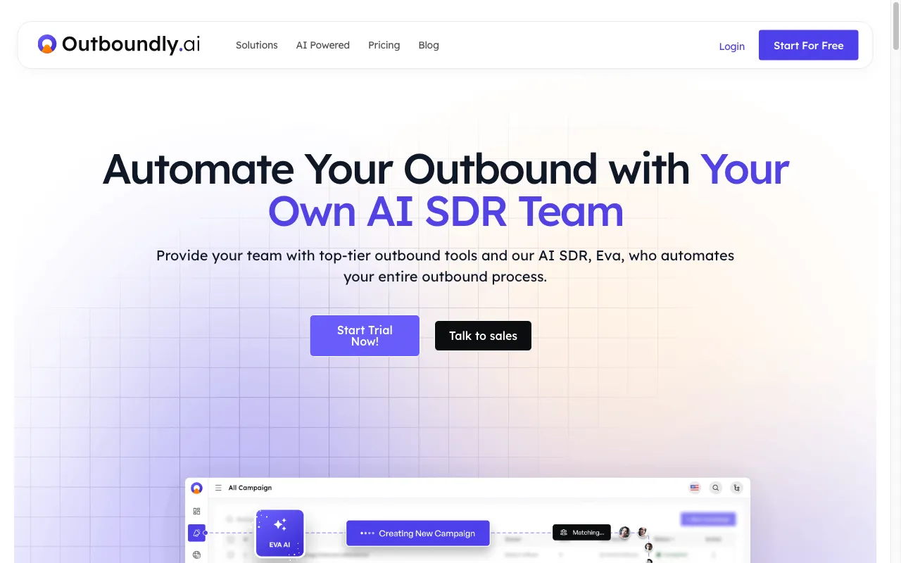 Outboundly.ai — preview screenshot