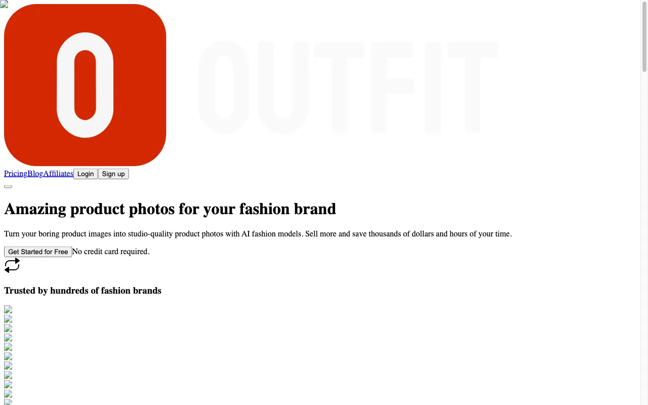 Outfit.fm — preview screenshot