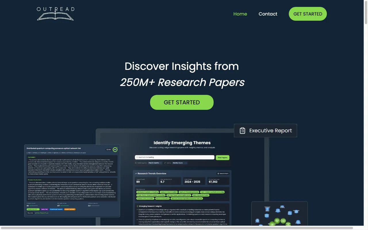 Outread — preview screenshot