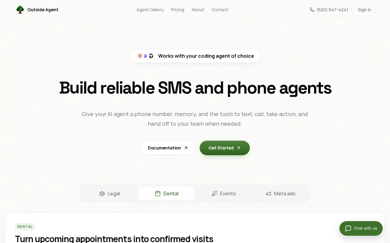 Outside Agent — preview screenshot