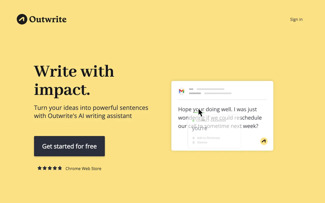 outwrite.com — preview screenshot