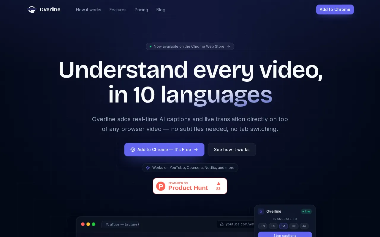 Overline — preview screenshot