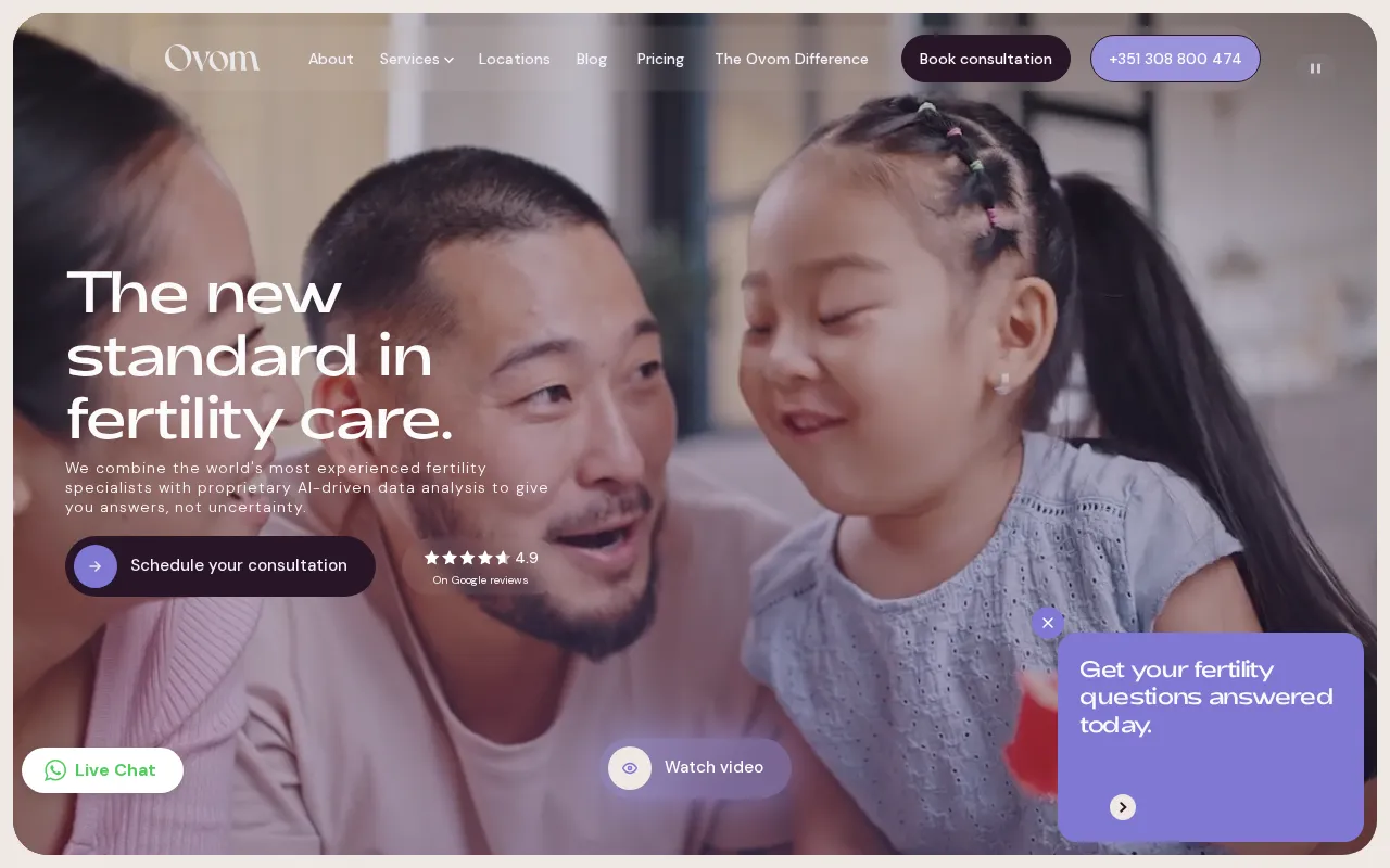 Ovom Care — preview screenshot