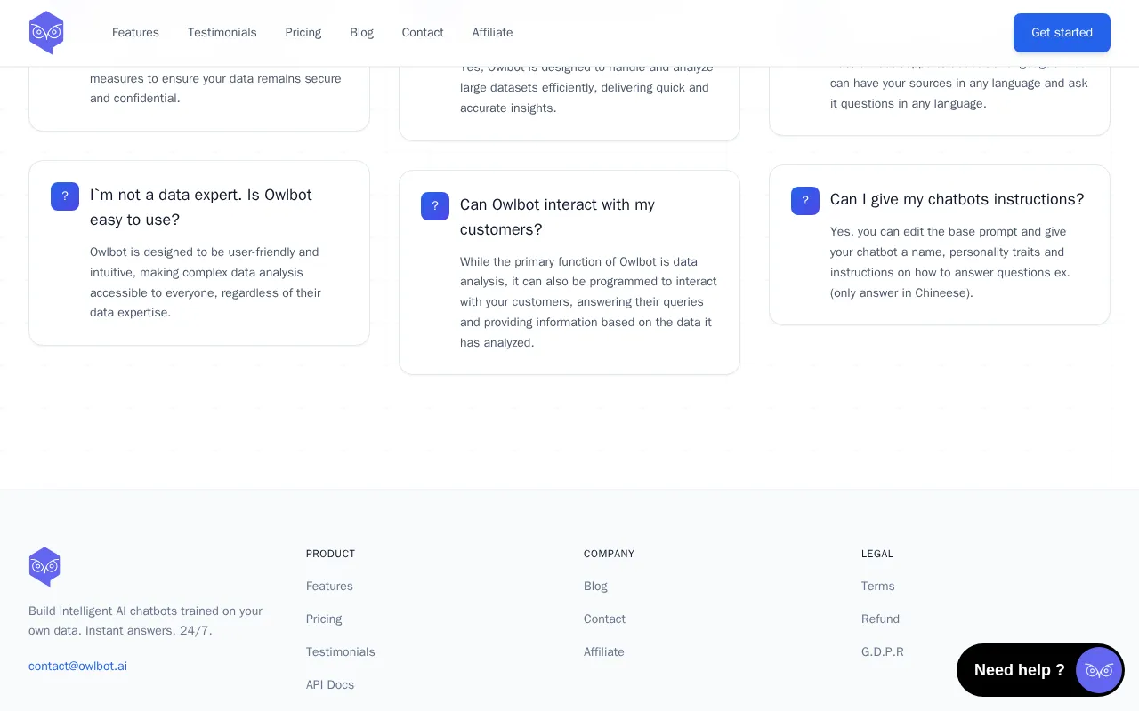 Owlbot.ai — preview screenshot