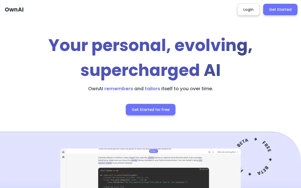 OwnAI — preview screenshot
