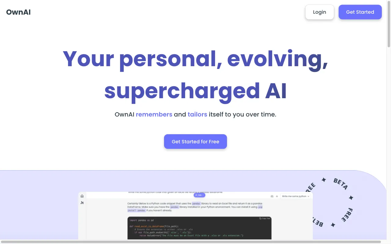 OwnAI — preview screenshot