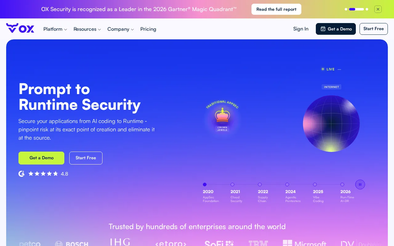 OX Security — preview screenshot