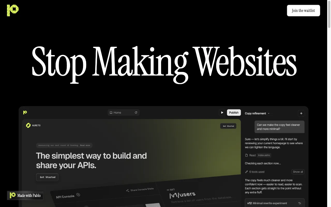 Pablo — preview screenshot