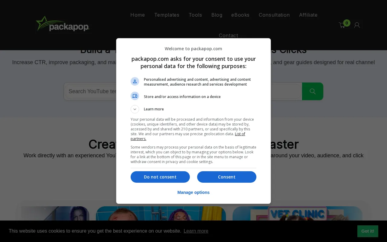 Packapop — preview screenshot