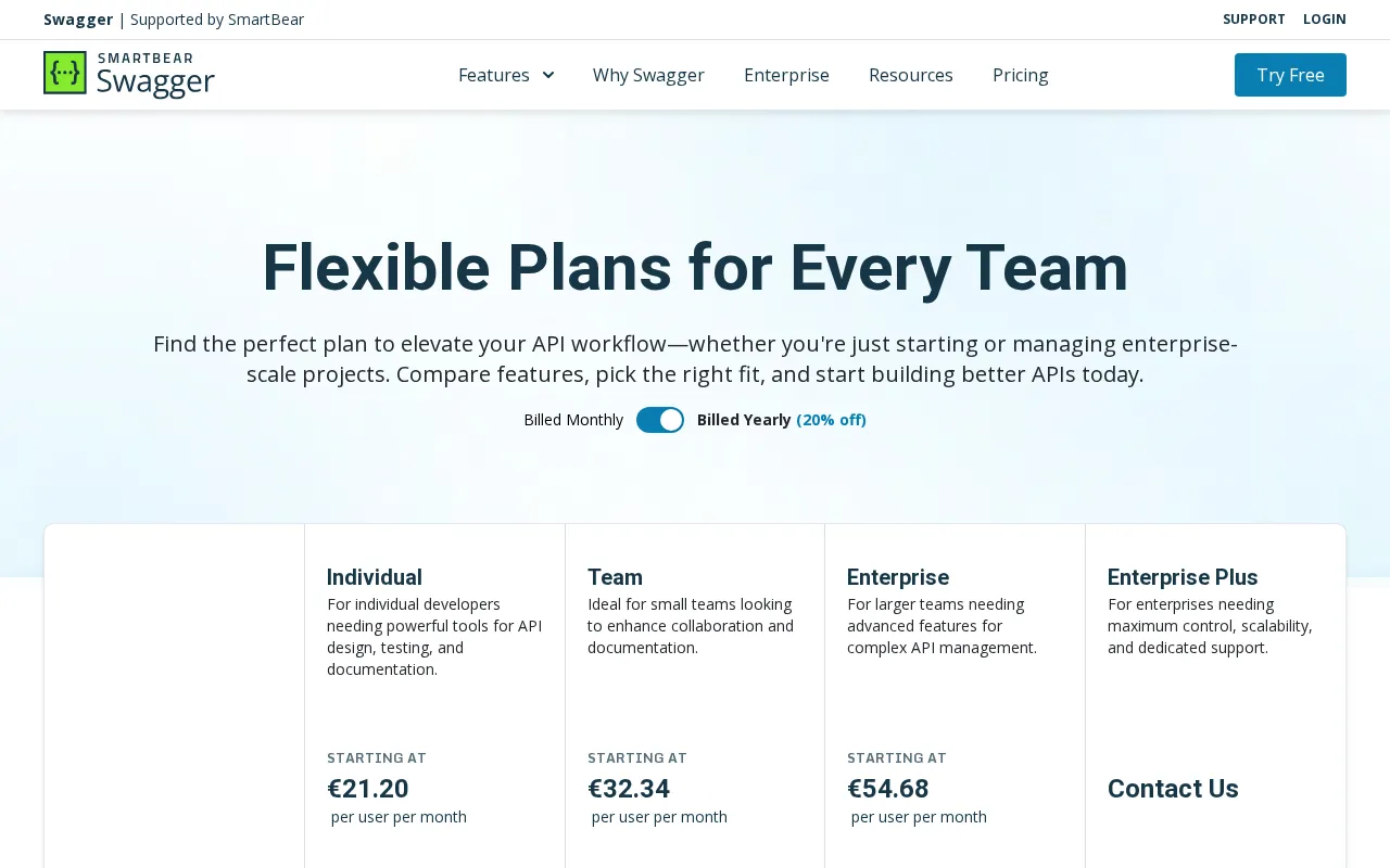 Pactflow — pricing page