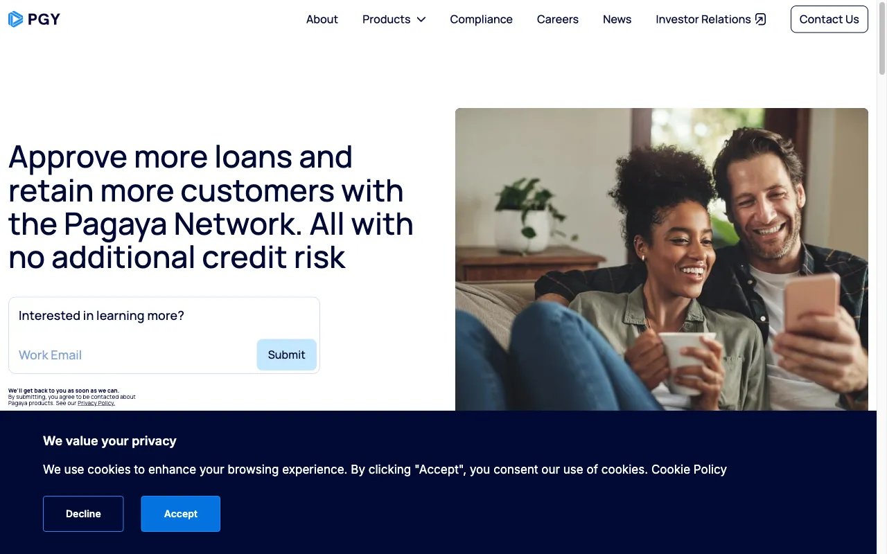 pagaya.com — preview screenshot