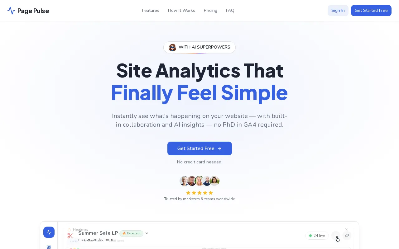 Page Pulse — preview screenshot